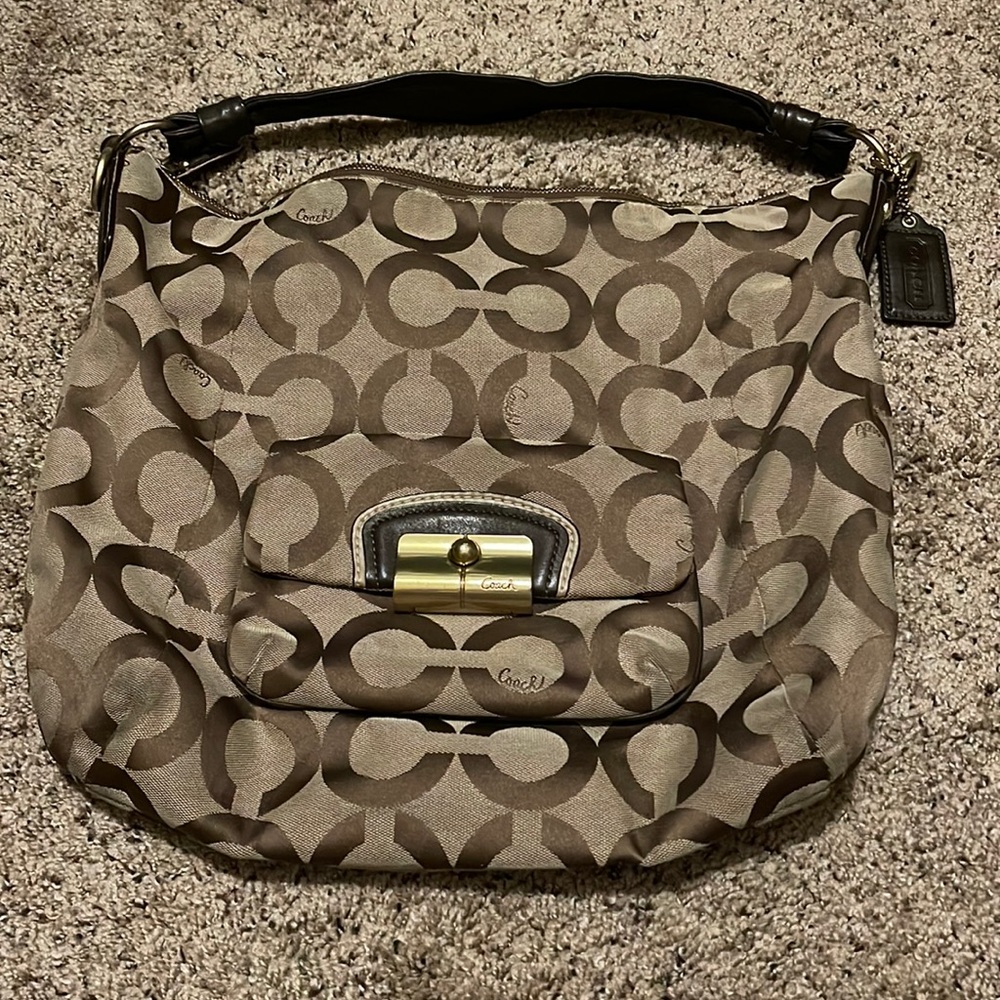 Brown Coach bag